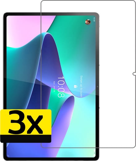Screenprotector - Geschikt voor Lenovo Tab P12 Pro - 3 Stuks - Extra Sterk - Beschermglas - Gehard Glas - Tempered Glass - Screen Protector