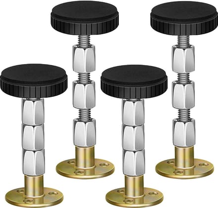 4-Pack Bedframe Anti-Shake Gereedschap - Verstelbare Stoppers voor Stabiele Bedden en Meubels