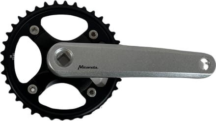 Miranda Rechter crank - 170 mm - 38T - 104 mm - Zilver