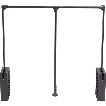 Tringle de garde-robe rétractable et pliable