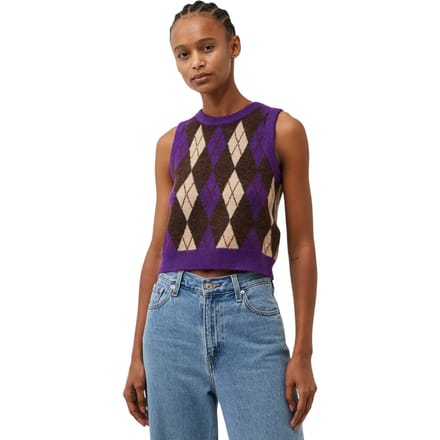 Levis Damesvest met korte mouwen en mouwloze pasvorm van Deja Vu (Bos/Pruim)