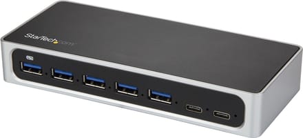 USB Hub Startech HB30C5A2CSC Black Silver Black/Grey