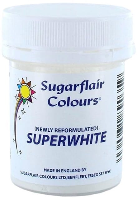 Sugarflair Superwhite Icing Whitener 20g