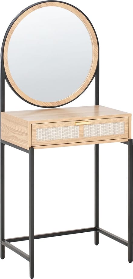 CASSIAR - Kaptafel - Lichtbruin/Zwart - MDF