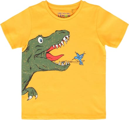 Lemon Beret t-shirt jongens - oranje - 149372 - maat 116
