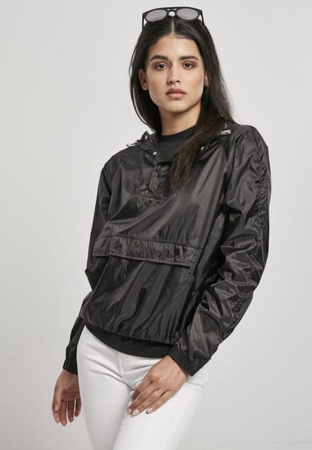 Urban Classics - Transparent Light Pullover Jas - 2XL - Zwart
