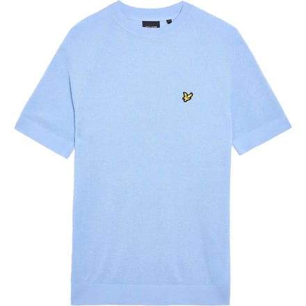 Lyle & Scott Linnen Blend Knitted T-shirt Heren - Maat M