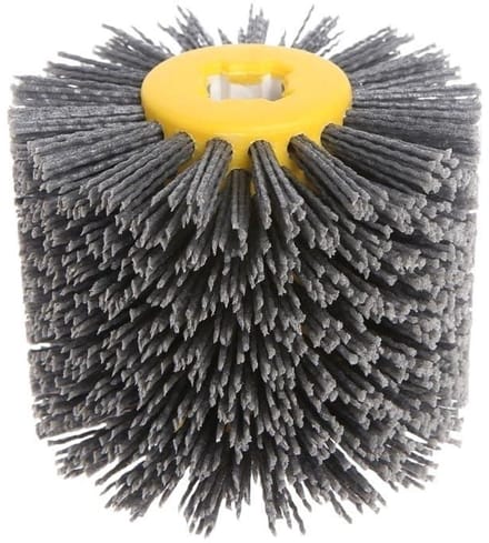 Nylon Schuurborstel - Polijstkop Buffer - Ontbramen Hout - Duurzame Borstelharen - 120 x 100 mm - Nylon