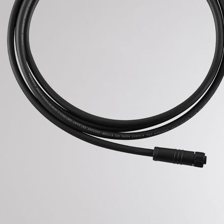 Molto Luce Aansluitkabel CHOPA II, lengte 250 cm, zwart, IP65, geaarde stekker