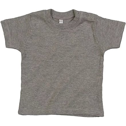Babybugz Baby T BZ02 - HEATHER GREY MELANGE - 0-3 months