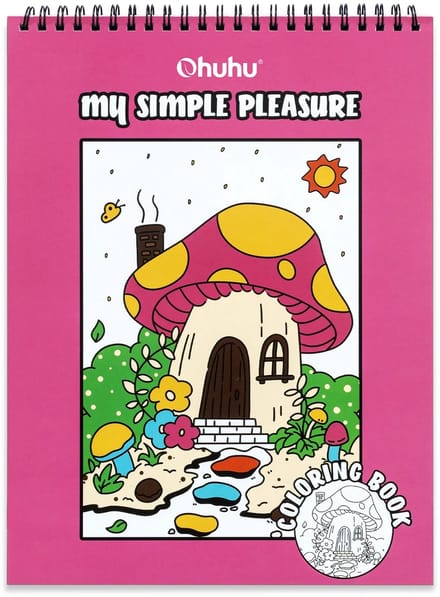 Ohuhu - Kleurboek - My simple pleasure - Double-Sided - Bleedproof