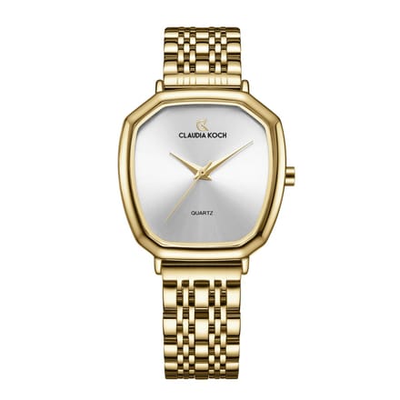 CK Harmony – Gold with Silver Dial - ClaudiaKoch Watches CK 4378