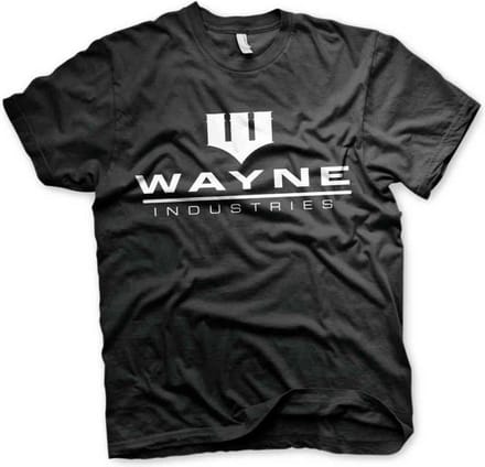 DC Comics Batman Unisex Tshirt -3XL- Wayne Industries Logo Zwart
