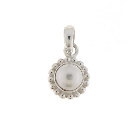 SilverGems Zilveren hanger met zoetwater Parel