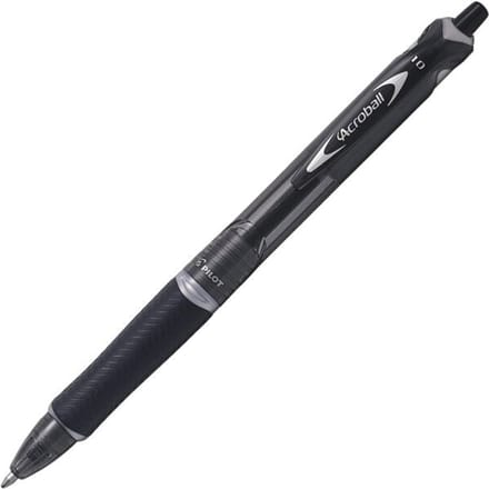 Pilot Acroball Zwarte Ballpen – 0.7mm Medium Tip - 1 stuk