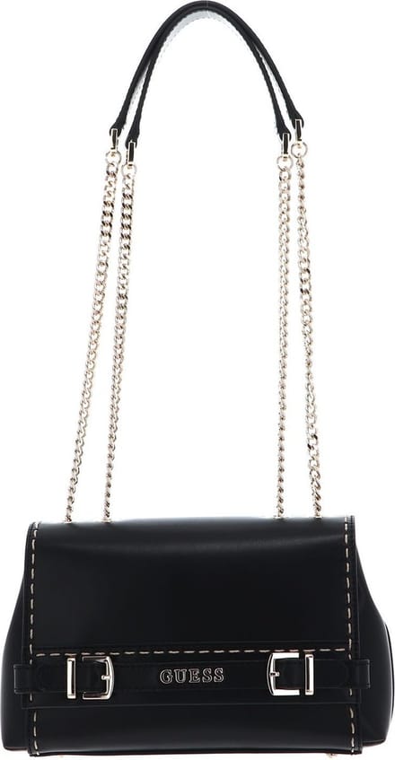 GUESS Schoudertas Sestri Convertible Xbody Flap Bag Black Zwart