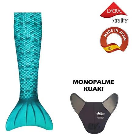 KUAKI Zeemeerminstaart - Set Turquoise - S - 10 Jaar