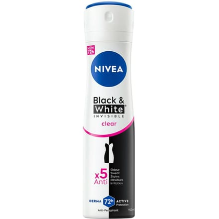 Nivea Black & White Invisible Original Deospray - 150 ml.
