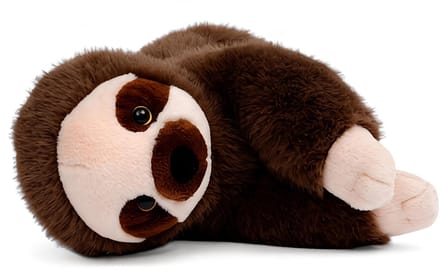 ONE LOVE Knuffel - Luiaard Ollie - 38Cm - Bruin/Crème - 0 Jaar