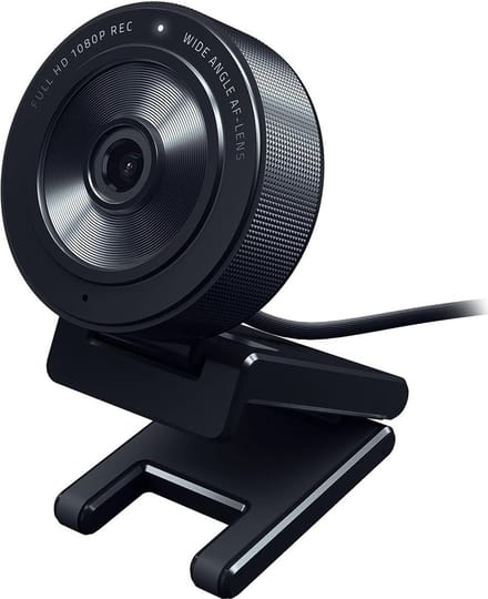 Webcam voor PC - Streaming Camera - Full HD - Rond - Zwart