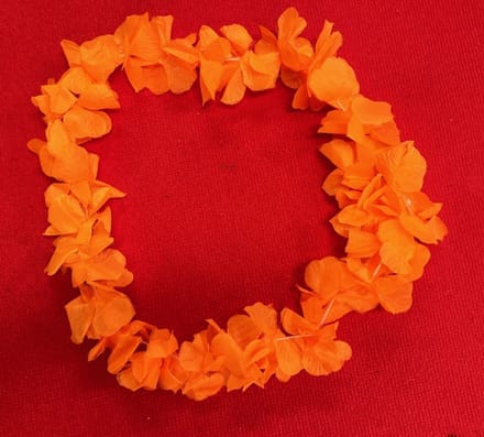 Hawai slinger oranje luxe