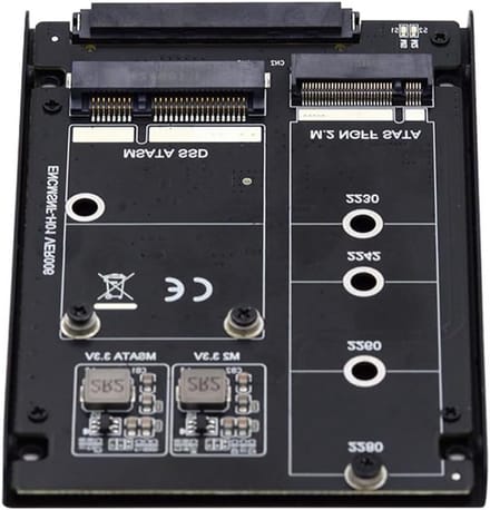Dual MSATA NGFF JBOD Raid0 Span Bridge naar SATA Combo 2.5 inch HDD Behuizing voor SSD en harde schijven