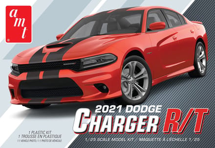 AMT Modelbouwpakket Auto - 1323 2021 Dodge Charger R/T Plastic - 1:25 - Modelbouw