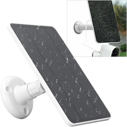 Zonnepaneel - Zonneoplader - Camera Opladen - Type C Aansluiting - 10W - Zwart