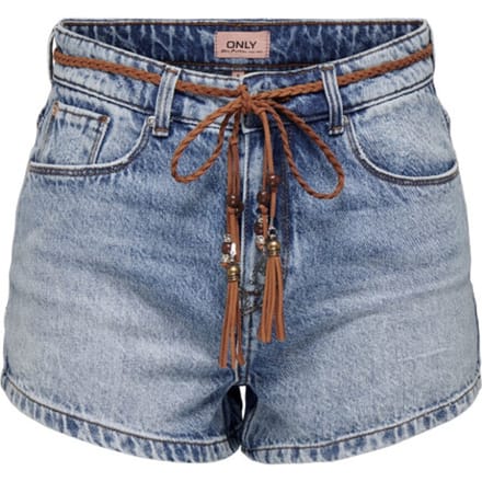 Only Kelly Denim Shorts - Dames Lifestyle broek - Light Blue Denim