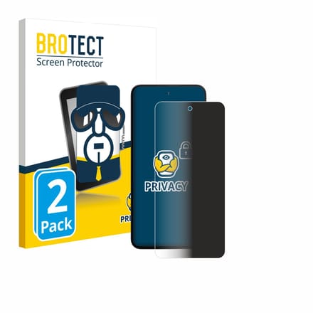 BROTECT - privacy screenprotector voor iiiF150 Action 15 - Folie Beschermfolie Blauwlichtfilter 2 Stuks
