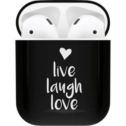 imoshion Design Hardcover Case voor de Apple AirPods 1 / 2 - Live Laugh Love