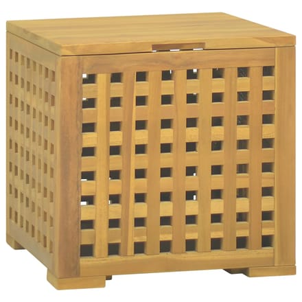 vidaXL - Touwkist - 40x40x40 - cm - massief - teakhout