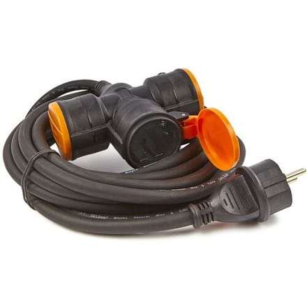 Relectric Pro Verlengsnoer - 5 meter - 3-voudig - 3600W - RELEC493135