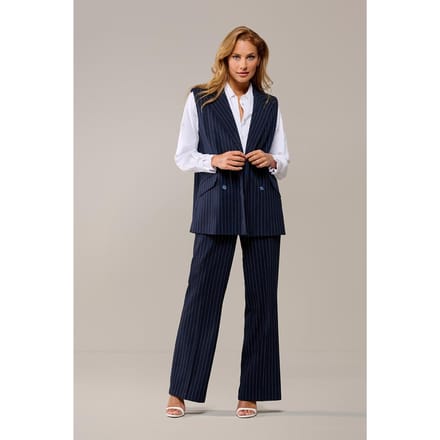 Chloe Gilet Navy / Off White