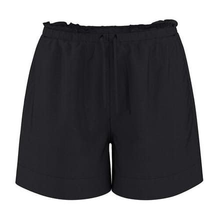 ESMARA Korte dames broek met linnen (Zwart, S (36/38))