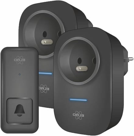 Draadloze Deurbel Set - Plug-in Ontvanger - Altijd Horen - 150 Meter Bereik - 2 Ontvangers - Wit