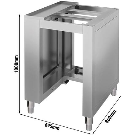 GGM Gastro Untertisch für Teigportionierer TPE800 & Teigabrunder TAE800