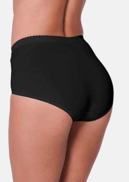 Tailleslip, set van 4 - zwart - Gr. 40 van Goldner Fashion