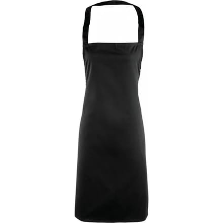 Schort/Tuniek/Werkblouse Unisex One Size Premier Black 80% Polyester, 20% Katoen