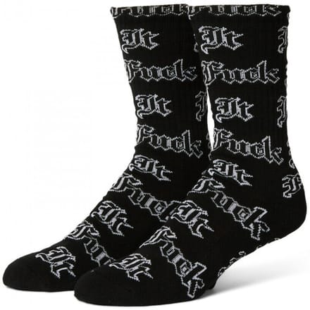 Sokken Huf Socks fuck it old english