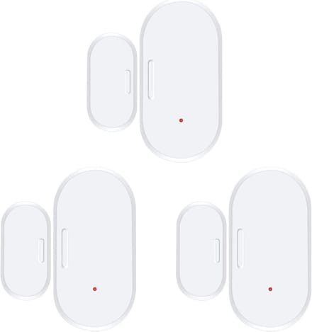 Deur en raamsensor - Draadloze detector - Smart home beveiliging - Zigbee 3.0 connectiviteit - 3 stuks - Wit