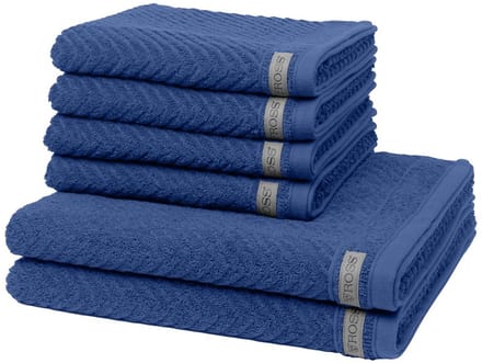 Ross Dames en Heren 4 X handdoek 2 X douchehanddoek - in set Smart