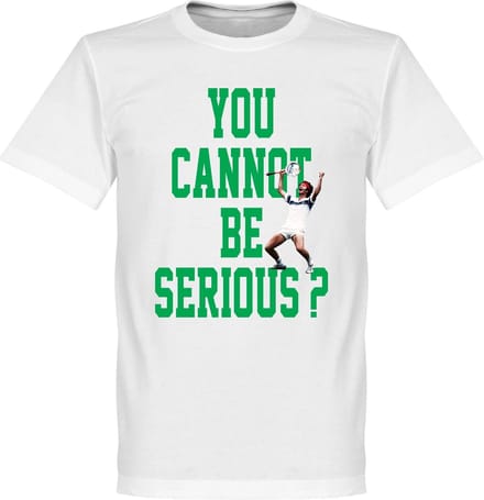 You Cannot Be Serious McEnroe T-Shirt - Wit - L