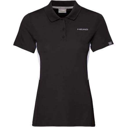 Head Tech-poloshirt voor dames van de club (Zwart)