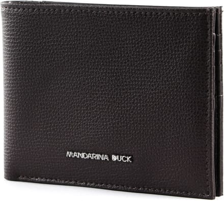 MANDARINA DUCK Leren Kaarthoes Mellow Urban Wallet Mole Donkerbruin