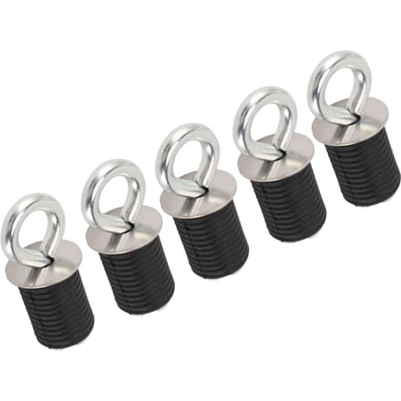 5 Stuks Sjorankers 25 mm 1 Inch Roestvrij Staal Robuuste ATV Laadbakankers Vervanging voor Polaris white