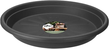 Elho Universele Schotel Rond 35 - Schotel voor Binnen & Buiten Accessoires - Ø 35.0 x H 5.2 cm - Antraciet