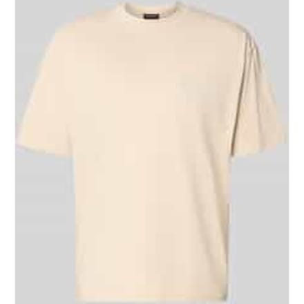 Oversized T-shirt met labelprint model 'Nuevo'