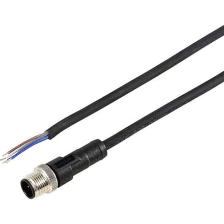 TRU COMPONENTS TC-12833176 Sensor/actuator aansluitkabel M12 Aantal polen (sensoren): 5 Stekker, recht 5 m 1 stuk(s)