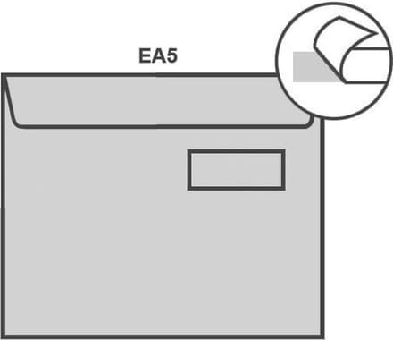 Specipack Witte envelop EA5 156 x 220 mm venster rechts doos 500 stuks